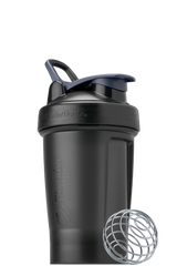 Black 20oz BlenderBottle protein shake cup. | Color#nightshade_Size#20oz
